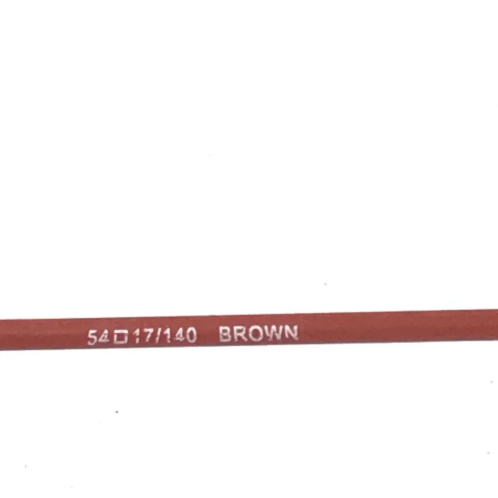 Bulova Eyeglasses Frame KENMORE BROWN Orange Oversized Square Full Rim 54-17-140